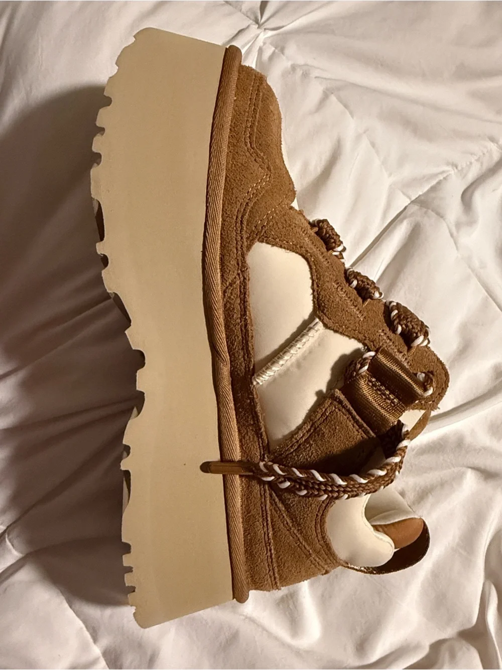 UGG Lo Lowmel Platform Sneakers in Brown - Picture 9 of 11
